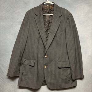 Patrick James Pin Stripe Blazer Jacket 44R 2 Button 100% Pure Wool Professional